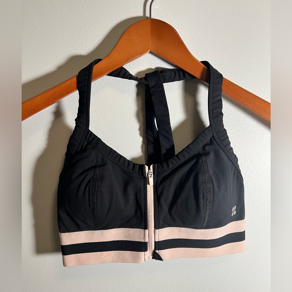 Sweaty Betty Zipper Bra with removable pads